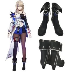 Honkai: Star Rail Serval Black Cosplay Shoes