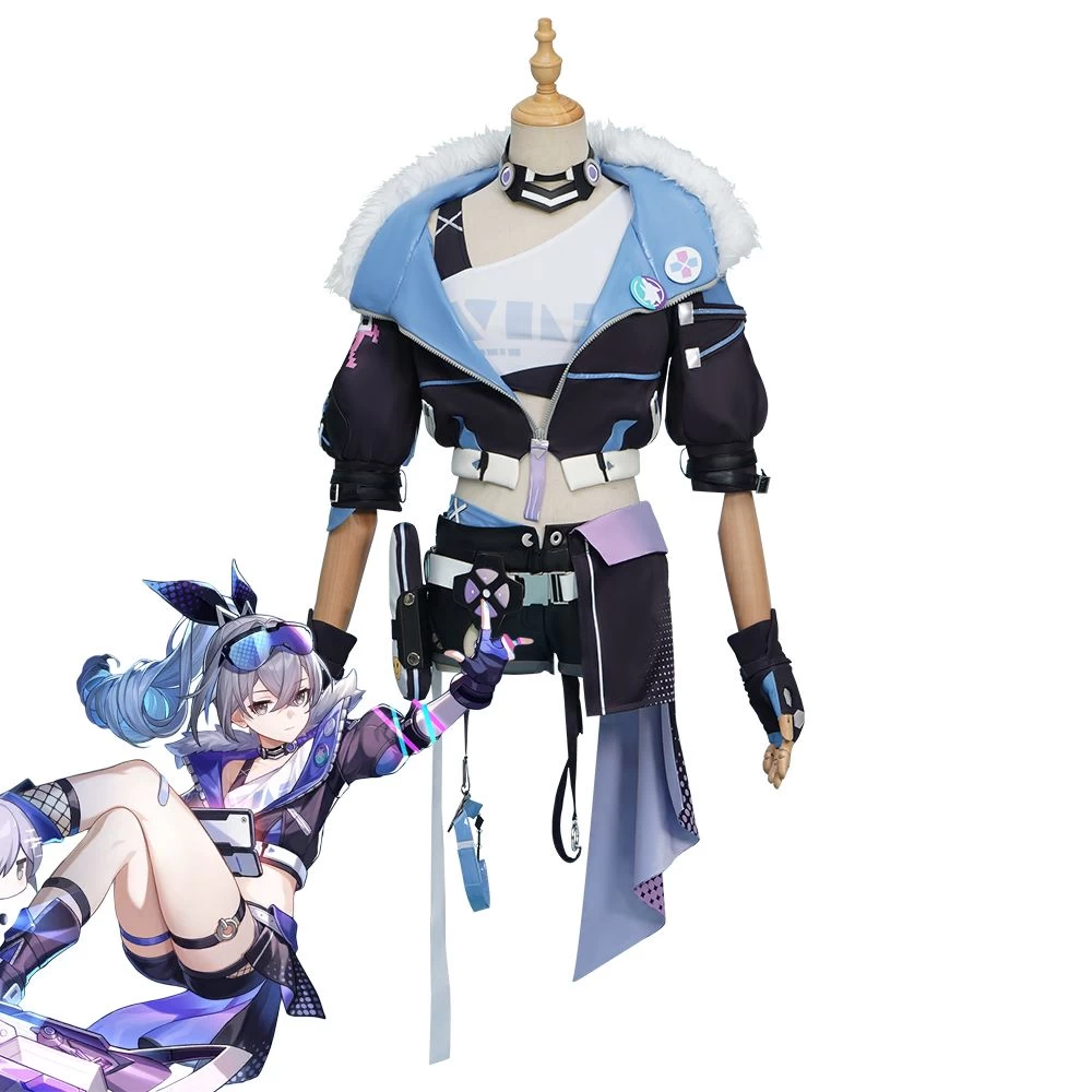 Honkai: Star Rail Silver Wolf Premium Edtion Cosplay Costume 3 Honkai: Star Rail Silver Wolf Premium Edtion Cosplay Costume