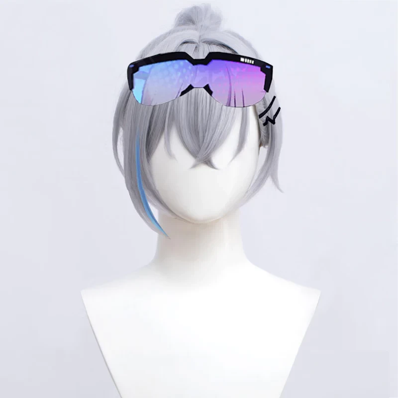 Honkai: Star Rail Silver Wolf Silver Cosplay Wig 8 Honkai: Star Rail Silver Wolf Silver Cosplay Wig - Image 6