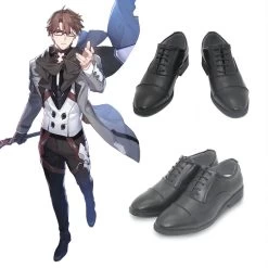 Honkai: Star Rail Welt Yang Black Cosplay Shoes