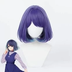 Oshi No Ko Anime Akane Kurokawa Blue Cosplay Wig
