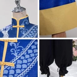 OSHI NO KO Anime Aquamarine Hoshino Cheongsam Cosplay Costume 11 OSHI NO KO Anime Aquamarine Hoshino Cheongsam Cosplay Costume -Cosplay Shop oshi no ko anime aquamarine hoshino cheongsam cosplay costume 4