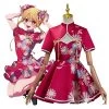 OSHI NO KO Anime Ruby Hoshino Cheongsam Cosplay Costume