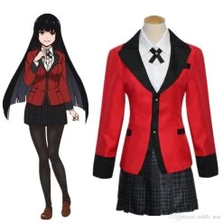 Kakegurui Compulsive Gambler Yumeko Jabami Halloween Cosplay Costume